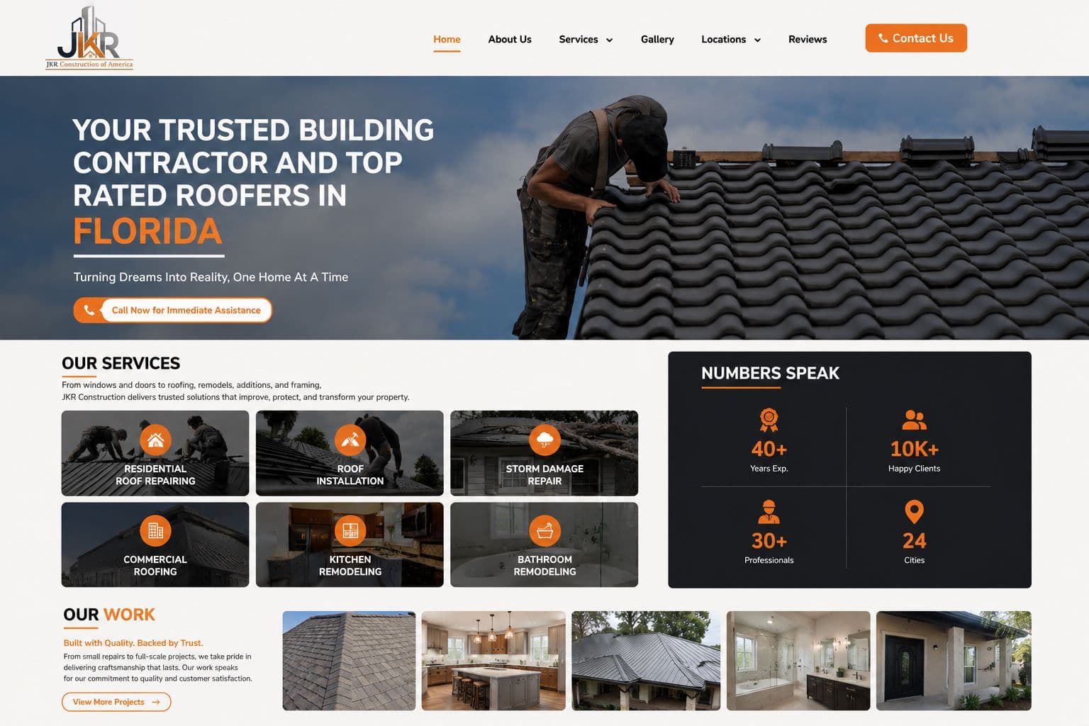 Construction Co. — Corporate • Landing project by Clyrix Digital
